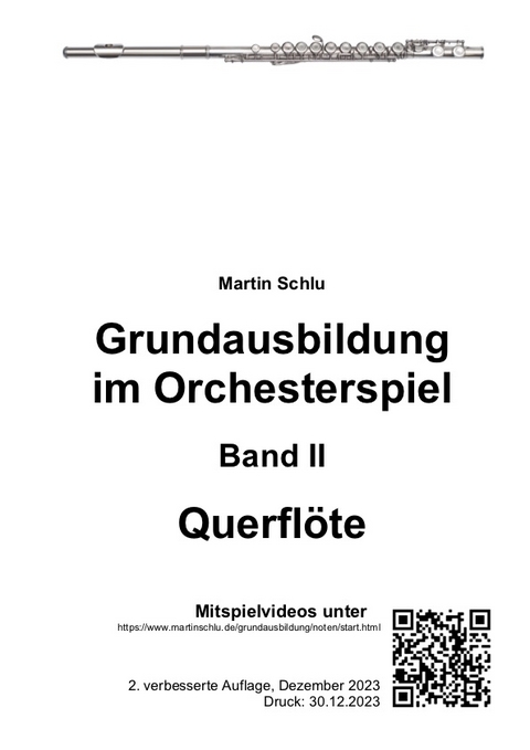 Grundausbildung im Orchesterspiel - Martin Schlu