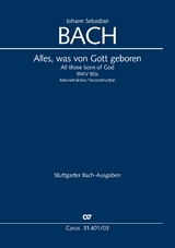 Alles, was Gott geboren (Klavierauszug) - Johann Sebastian Bach