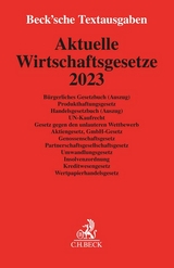 Aktuelle Wirtschaftsgesetze 2023 - 