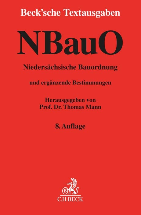 Niedersächsische Bauordnung - Ulrich Große-Suchsdorf