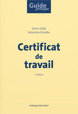 Certificat de travail - Collé, Denis; Schaller, Valentine