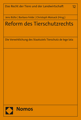 Reform des Tierschutzrechts - 