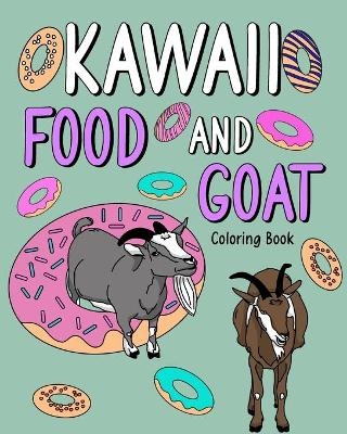 Kawaii Food and Goat Coloring Book -  Paperland