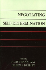 Negotiating Self-Determination - 