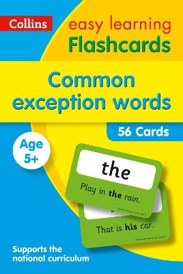 Common Exception Words Flashcards -  Collins Easy Learning