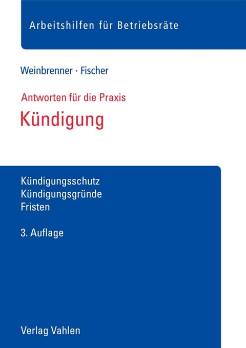 Kündigung - Lars Weinbrenner, Johan Fischer