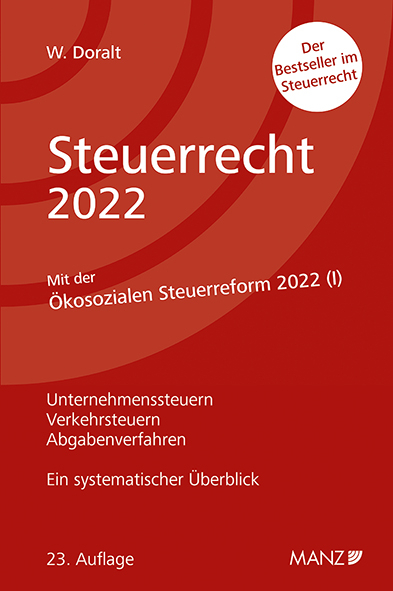 Steuerrecht 2022 - Werner Doralt