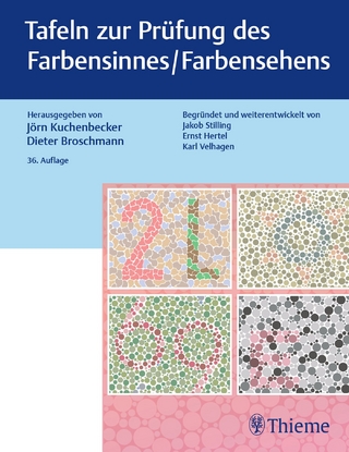 Tafeln zur Prüfung des Farbensinnes / Farbensehens - Jörn Kuchenbecker; Dieter Broschmann