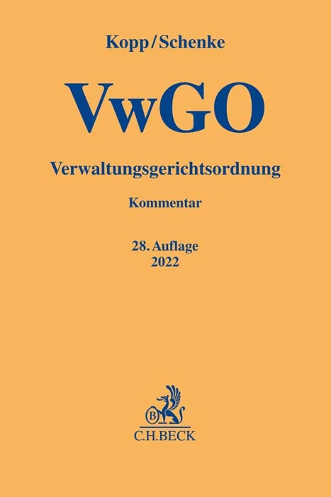 VwGO - Verwaltungsgerichtsordnung - 