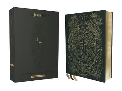 The Jesus Bible Artist Edition, NIV, Genuine Leather, Calfskin, Green, Limited Edition, Comfort Print