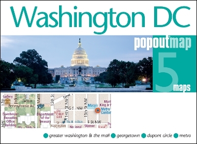 Washington DC PopOut Map - 