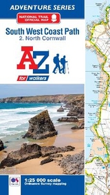 SW Coast Path North Cornwall Adventure Atlas - 