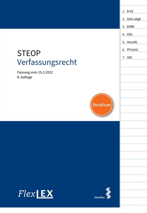 FlexLex STEOP Verfassungsrecht │Studium