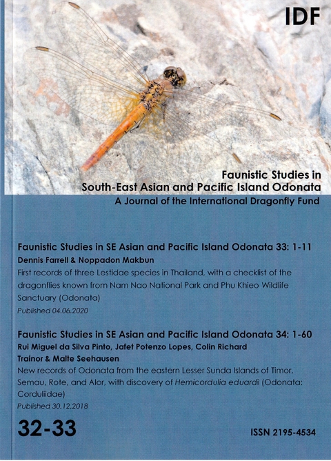 Faunistic Studies in SE Asian and Pacific Island Odonata 32-33