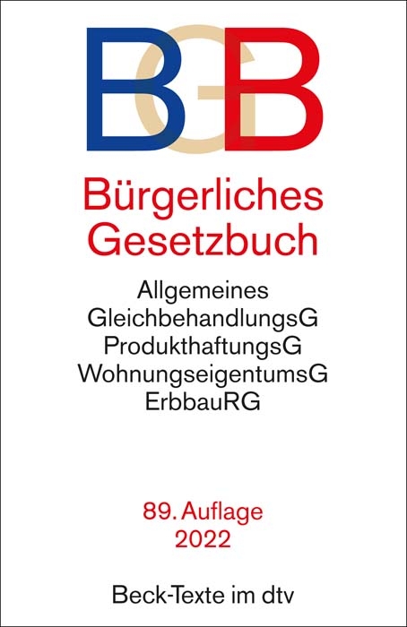 Bürgerliches Gesetzbuch