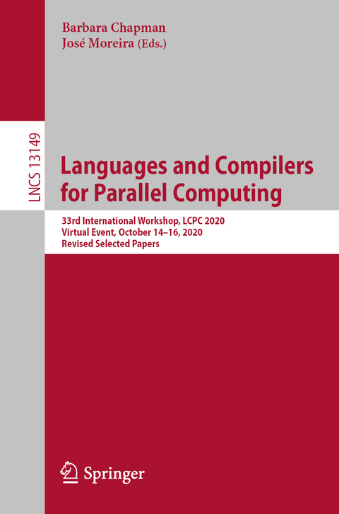 Languages and Compilers for Parallel Computing - 