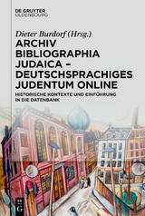 Archiv Bibliographia Judaica – Deutschsprachiges Judentum Online - 