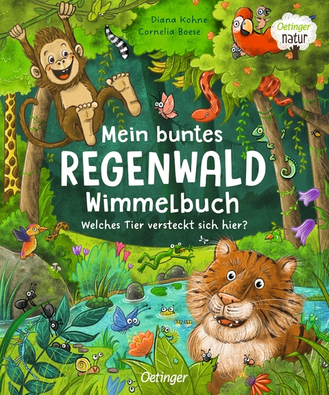 Mein buntes Regenwald Wimmelbuch - Cornelia Boese