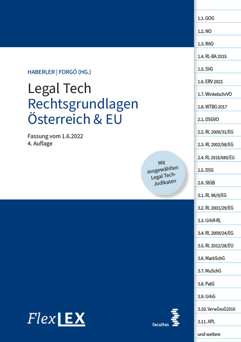 FlexLex Legal Tech Rechtsgrundlagen Österreich & EU - 