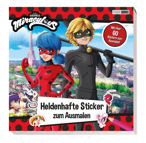 Miraculous: Heldenhafte Sticker zum Ausmalen -  Panini