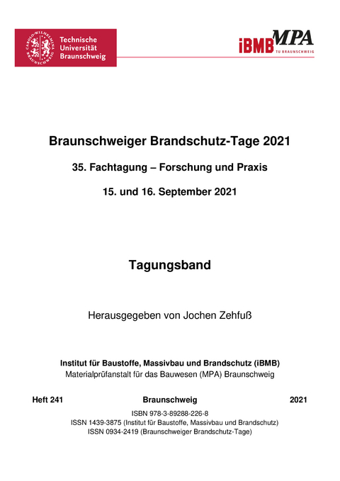 Braunschweiger Brandschutz-Tage 2021 - Jochen Zehfuß