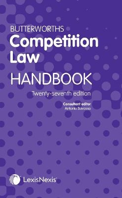 Butterworths Competition Law Handbook - 