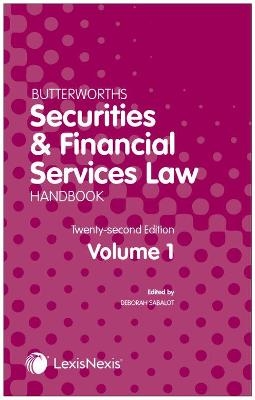 Butterworths Securities and Financial Services Law Handbook - 