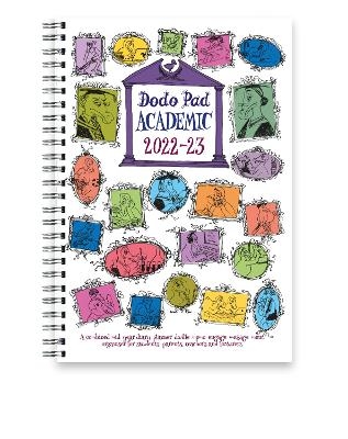 Dodo Pad Academic A5 Diary 2022-2023 - Mid Year / Academic Year Week to View Diary - Lord Dodo