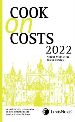 Cook on Costs 2022 - Simon Middleton, Master Jason Rowley