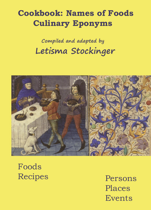 Cookbook: Names of Foods - Letisma Stockinger