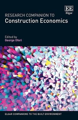 Research Companion to Construction Economics - 