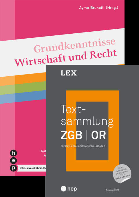 Spezialangebot «Textsammlung ZGB | OR» und «Grundkenntnisse Wirtschaft und Recht» - Aymo Brunetti, Rahel Balmer-Zahnd, Vera Friedli, Adrian S. Müller, Renato C. Müller Vasquez Callo