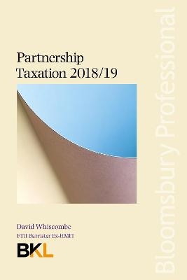 Partnership Taxation 2018/19 - David Whiscombe