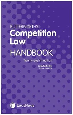 Butterworths Competition Law Handbook - Anna Battersby