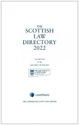 The Scottish Law Directory: The White Book 2022 - 