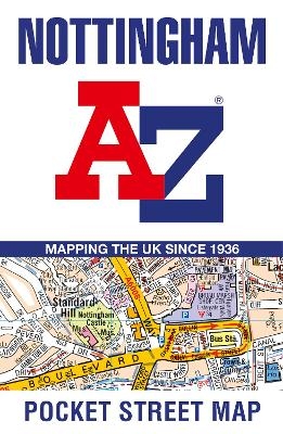 Nottingham A-Z Pocket Street Map -  A-Z Maps