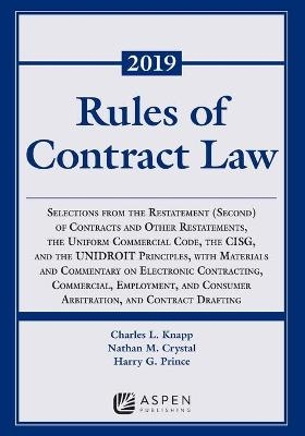 Rules of Contract Law - Charles L Knapp, Nathan M Crystal, Harry G Prince