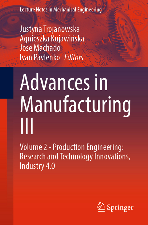 Advances in Manufacturing III - 