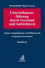 Unternehmensführung durch Vorstand und Aufsichtsrat - 