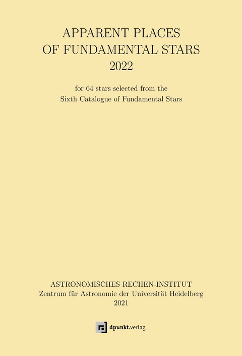 Apparent Places of Fundamental Stars (APFS) 2022 - 