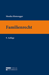 Familienrecht - Hinteregger, Monika