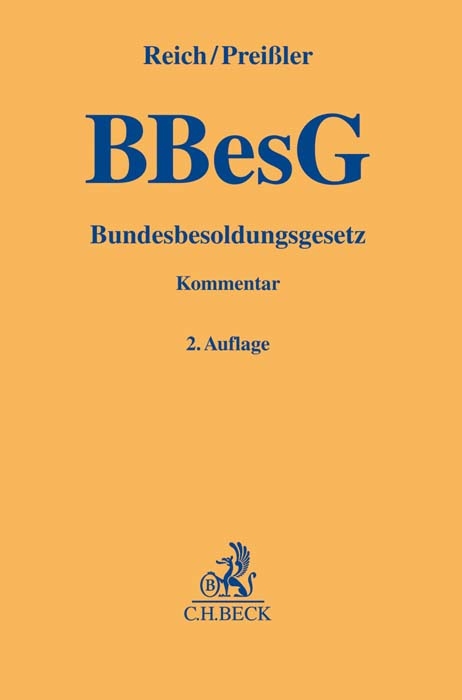 Bundesbesoldungsgesetz - Andreas Reich, Ulrike Preißler