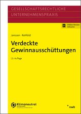 Verdeckte Gewinnausschüttungen - Lange, Joachim; Rehfeld, Lars