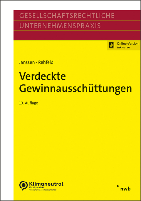 Verdeckte Gewinnausschüttungen - Lars Rehfeld