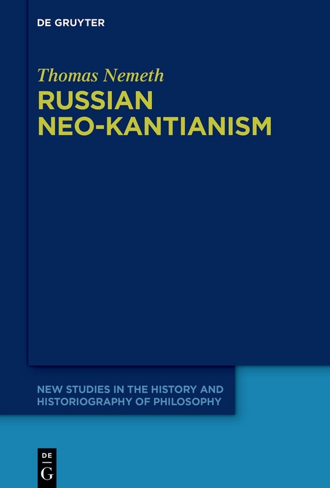 Russian Neo-Kantianism - Thomas Nemeth