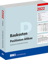 BKI Baukosten Positionen Altbau 2022 - 