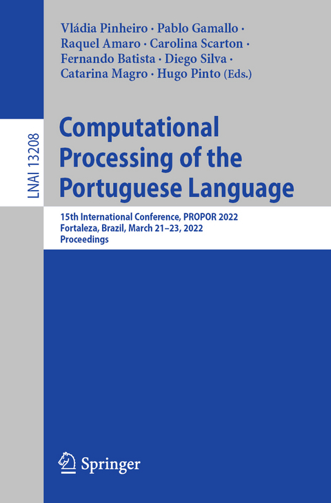 Computational Processing of the Portuguese Language - 