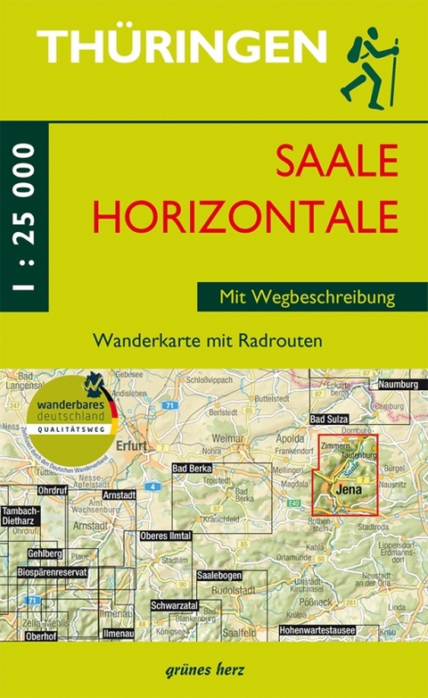 Wanderkarte Saalehorizontale