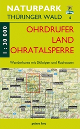 Wanderkarte 4 Ohrdrufer Land Ohratalsperre - 