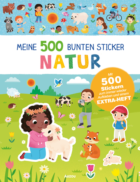 Meine 500 bunten Sticker - Natur